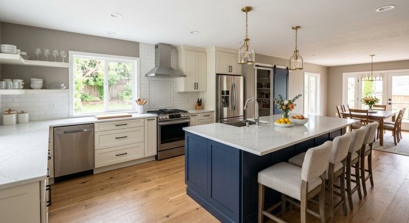 Cherry Cabinet Remodeling in Conroe, TX